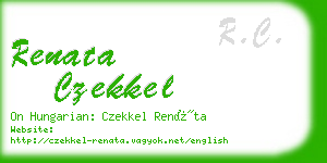 renata czekkel business card